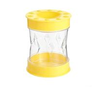 Pour éplucher les œufs durs qui permet de gagner du temps lors de la préparation des repas en retirant les coquilles plus rapidement que les méthodes manuelles (jaune)