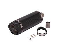 Pour ER6N Z900 Universel Moto Tuyau D'échappement Double Sortie Tuyau D'échappement Silencieux Silencieux 2 Trous DB Killer(7)