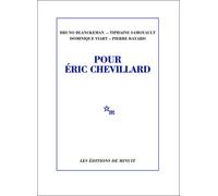 Pour Éric Chevillard - Collectif - Minuit - broché - Essai