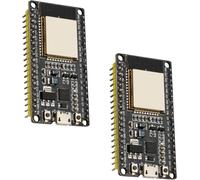 pour ESP-32 Carte de développement,38PIN ESP Module avec Dual Core 2.4 GHz WiFi Bluetooth,avec CP-2102 Chip,Compatible avec Arduino(2PCS)