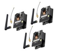 pour ESP32-CAM Module QIQIAZI 3PCS pour ESP32-CAM-MB Double cœur WiFi Bluetooth avec caméra OV2640 + 2,4G antennes IPEX, Micro USB, avec Fente pour Carte TF Compatible avec Arduino