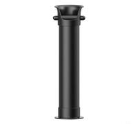pour espresso Knock Box Bar Black ABS Coffee Grounds Tool pour(B) | Streamlines workflow, reduces counter mess, offset design prevents splatter, fits standard knock boxes