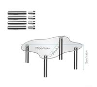 pour étagère à Gâteaux Acrylique Transparente Cupcake Anniversaire Support Multi-niveaux pour fête Mariage Décoration Table 30cm(M)