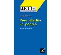 Pour étudier un poème, expression écrite et orale