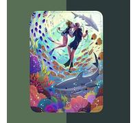 pour étui Kindle Paperwhite 5/6/7ème génération 6" version 2012,2013,2015,2016 (modèle : EY21 / DP75SDI), coque rigide fine en cuir PU avec dragonne pour Kindle Paperwhite 6 pouces/anime de plo