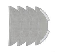 Pour eureka E20 Plus Lot de 4 chiffons en microfibre pour balai à franges | Compatible avec Eureka E20 Plus, fixation sans couture, nettoyage efficace, sols durs étincelants, remplacement facile
