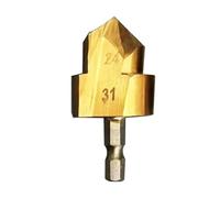 pour évier, fraisé,Forets coniques fraisés sûrs | Économie de raccord en PVC, outil d'alésoir de tuyau, tige hexagonale, changement rapide et pour alésateur