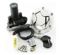 Pour EX250 EX300 Pour Ninja 250 ER250 300 Z250 Z300 BR250 Z250SL Interrupteur Clé Contact Moto Bouchon Carburant Serrure Siège Bouchon réservoir carburant moto