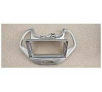 Pour F&ord Pour Figo Pour Aspire 2019 2020 2021 2022 2023+ 9 Pouces Cadre Carénage Radio Dash Montage Kit Panneau Montage Cadre façade stéréo(ARGENT)