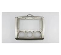 Pour F&ord Pour Focus 2004 2005 2006 2007-2014 9 Pouces Cadre Voiture Adaptateur Carénage Radio Tableau Montage Kit Panneau Montage cadre façade autoradio stéréo(Manuel Ac (Argent))
