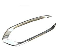 Pour F&ord Pour Focus 3 MK3 2015-2018 Chrome Brouillard Décoration Garniture Lampes Couverture Autocollants Pièces Pare-chocs Lumière Grille Grille Avant Voiture Droite