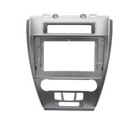 pour F&ord pour Fusion 2009 2010 2011 2012 Adaptateur Cadre Façade D'autoradio 10,1 Pouces Kit Cadre Tableau Bord 2 DIN Autoradio Cache Radio(Argent)
