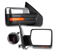 Pour F150 Pour Camionnette 2007-2014 Rétroviseurs Remorquage Avec Clignotant Chauffant Réglage Électrique Côté Gauche Droit Avec Rétroviseur Véhicule(Chrome)