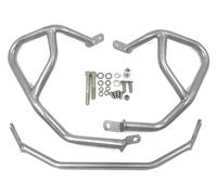 Pour F750GS F850GS 2018-2021 Moto Moteur Protection De Réservoir Pare-chocs Haut-bas Carénage Cadre moto crash bar cadre barre(Silver L ower)