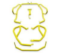 Pour F750GS F850GS 2018-2021 Moto Moteur Protection De Réservoir Pare-chocs Haut-bas Carénage Cadre moto crash bar cadre barre(Yellow Full Set)