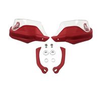 pour F850GS F750GS Adventure 2018 2019 2020 2021 2022 2023 Protège-Mains Protecteur Pare-Brise Moto(Red Clear Set)