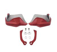 pour F850GS F750GS Adventure 2018 2019 2020 2021 2022 2023 Protège-Mains Protecteur Pare-Brise Moto(Red Grey Set)
