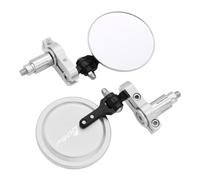 Pour F900 RF 900R 2019 2020 2021 7/8 "22mm Universel Moto Rétroviseurs Poignée Barre Fin compatibles(Argent)