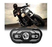 pour Fat pour Bob 2008-2019 Moto 9,8" Phare Haut Bas Faisceau DRL E-Mark Phare Avant Feu De Circulation Diurne Headlight Motorbike