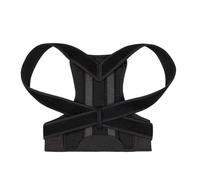 Pour femmes et hommes, attelle réglable pour le dos et redresseur d'épaule, support d'alignement de la colonne vertébrale pour l'amélioration et le soulagement des maux de dos.(Black)