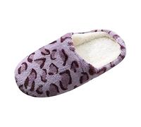 pour Femmes Pantoufles léopard Orteil Chaussures Plus Pantoufles Ronde Velours Maison pour Femmes Appartements Pantoufle Femme Bottes Courtes Grande Largeur