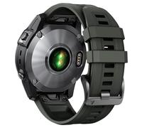 Pour Fenix 8x Band 26 mm Fenix 6x Fenix 5x Quickfit Watch Band Fenix 5x Plus Silicone Wristband Fenix 7X Pro Fenix 3 Smartwatch Band (Blue + White)