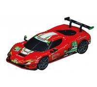 pour Ferrari 296 gt3 AF Corse 1:43 Slot Car - Voiture Circuit électrique - pour Carrera go - Set Accessoire, véhicule de Course et 1 Carte