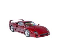 pour Ferrari F40 pour Miniature Alliage l'épour Chelle 1:18 idéale pour Collection décoration ou Cadeau Bureau(Rouge)