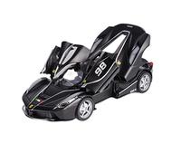 pour Ferrari LaFerrari FXXK 1 32 Simulation Modèle Voiture Alliage Moulé sous Pression Pull Back Collection Cadeau Jouet(Noir)
