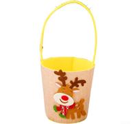 pour fête Noël 13x10cm Tissu pour robuste Réutilisable pour(Moose)
