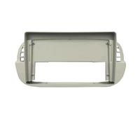 pour Fiat 500 2007-2015 Kit Cadre Tableau Bord pour Autoradio Support Console Centrale Façade D'autoradio Panneau Stéréo(Gray)