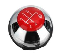 Pour Fiat 500 2012-2018 rouge 5 vitesses pommeau de levier de vitesse levier de Transmission manuel Voiture Pommeau Levier Vitesse
