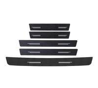 pour Fiat 500x Voiture Hayon Seuil Pare-Chocs Gardes Autocollants Style Fibre De Carbone Seuil De Porte Décalcomanies Film De Protection(5Pcs)