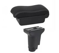 Pour Fiat Pour Cronos Boîte D'accoudoir Dédiée, Adaptation Surélevée, Accessoires De Rangement Central Intérieur Bac de rangement de grande capacité(B white line)