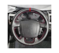 pour Fiat pour Ducato 2006-2011 2012 2013 2014 2015 2016 2017 2018 2019 Garniture en Cuir perforé Couverture de Volant de Voiture Housse de Volant