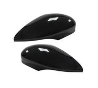 Pour Fiesta MK7 Hatchback 2008-2017 1 Paire Coques Rétroviseurs Extérieurs Noir Brillant