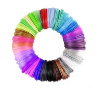 Pour filaments PLA dans une variété de couleurs pour une utilisation avec tous les stylos 3D standardisés ; chaque bobine mesure cinq mètres de long