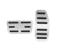 Pour Fit Pour Jazz 2011 2012 2013 2014 2015 2016 2017 2018 2019 2020 Couvre-palier Pédale Accélérateur Carburant Du Frein De Voiture AT Couvercle pédale frein embrayage(Argent)