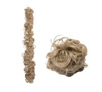 Pour fixer et décorer les cheveux 13 couleurs synthétiques Chignon en désordre cheveux élastique postiches cheveux Chignon Chignon Extension de cheveux Scrunchie bouclés Chignon 85g Pince à cheveux(10
