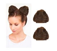Pour fixer et décorer les cheveux 2 PCS Donut Chignon Postiches Synthétiques Extension de Chignon Mini Griffe Clip dans Extensions de Chignon en Désordre Perruque ， Accessoire for Femmes Filles Oreill