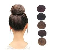 Pour fixer et décorer les cheveux Cheveux Raides Chignon Chignon for Femmes Postiches Synthétiques Extensions de Cheveux Courts en Queue de Cheval Cordon Élastique Extensions de Chignon en Queue de Ch