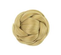 Pour fixer et décorer les cheveux Cheveux synthétiques tressés Chignon danseur cheveux beignet postiches Scrunchie griffe cheveux Chignon Chignon for fête de mariage Pince à cheveux(Ash Blonde)