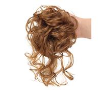 Pour fixer et décorer les cheveux Pieces Curly Chignon Donut Chouchou for femme , Messy Bun Hair Piece, Synthétique Tousled Updo Hair Buns Extension Elastic Hair Band Hair Pince à cheveux(6)