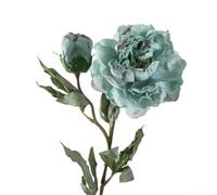pour fleur Artificielle Pivoine 69cm Tige Flexible Décoration | 69cm de longueur, idéale pour grands vases, pétales naturels, pour facile à courber, mariage