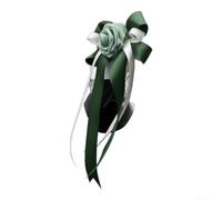 pour fleur Soie pour voiture Mariage 36cm pour déco pour fleur(8PC green) | Soie douce, fleurs réalistes, fixation pour facile, pour idéal mariage, 36cm de longueur