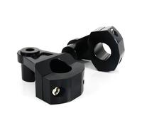 pour FLHRC pour FLHXXX pour FLHTUCG pour FXSTC pour FXDX pour FLSTC pour FXDB Rehausseur De Guidon CNC pour Moto 25.4 Mm Rehausse Pontet Guidon Moto CNC(Black)