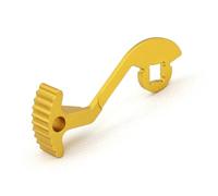 Pour Flysky Noble NB4 Lite PRO Métal Levier De Pouce Volant Gâchette Au Commande Manuelle Adaptateur Pièces Mise À Niveau Parti RC(Yellow)