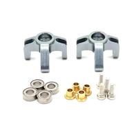 Pour FMS FCX24M Pour Camel D90 D110 Pour Defender Découvert 1/24 Essieu Avant Arrière Tasse Direction C Fixation Servo Siège Pièces Voiture RC PièCes Coupe Direction Rc(Silver,Steering Cup)