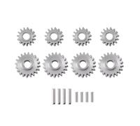 Pour FMS Pour FCX24 1/24 8 Pièces 20 Dents 15 Dents Ensemble D'engrenages D'essieu Portique Acier Overdrive Voiture Radiocommandée Chenilles Pièces Mise Niveau Composants