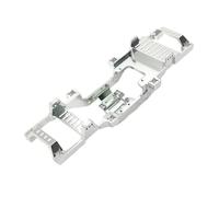 Pour FMS Xiaoqi Pour FCX24 1/24 Métal Et Réaménagement CNC Processus Châssis Cadre RC Voiture Mise À Niveau Pièces Pièces Rechange(Silver)